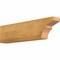 Ekena Millwork Monterey Rough Sawn Rafter Tail, Western Red Cedar, 4"W x 8"H x 32"L RFT04X08X32MON00RWR - alternate 1